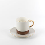 Otantik Sidrah - Cappuccino Set (12-Pc) - Walnut Gold - 240ml