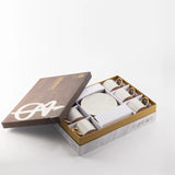 Otantik Sidrah - Cappuccino Set (12-Pc) - Walnut Gold - 240ml