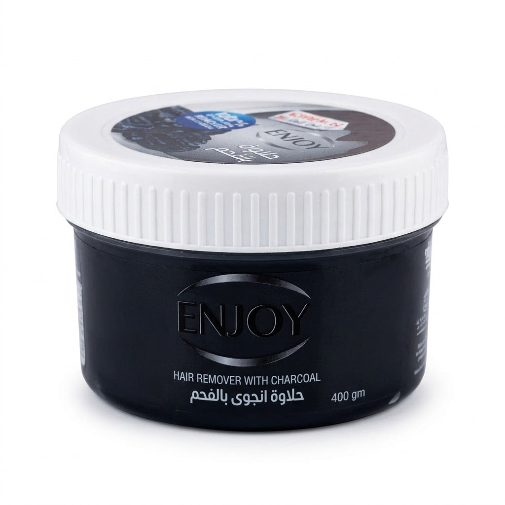 Enjoy Charcoal Hair Removal Wax – 400 g