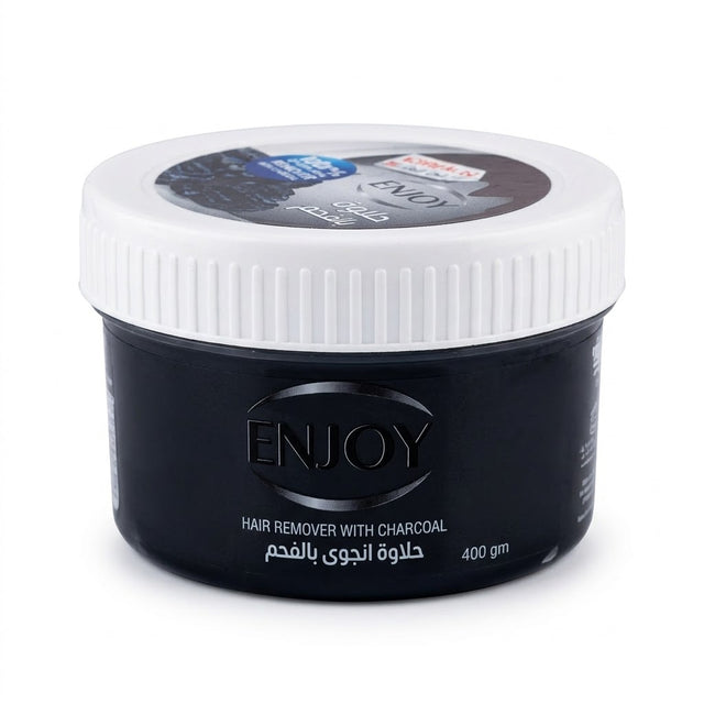 Enjoy Charcoal Hair Removal Wax – 400 g