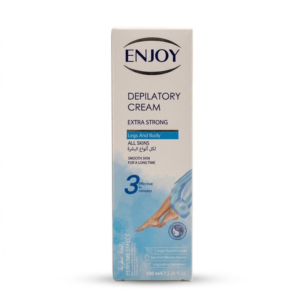 Enjoy Extra Strong Depilatory Cream for Legs & Body – 100 ml