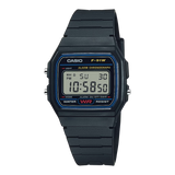 Casio F-91W digital watch in black resin