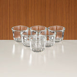 Almarjan 21 Pieces Tea & Coffee Set, Silver & Dark Wood