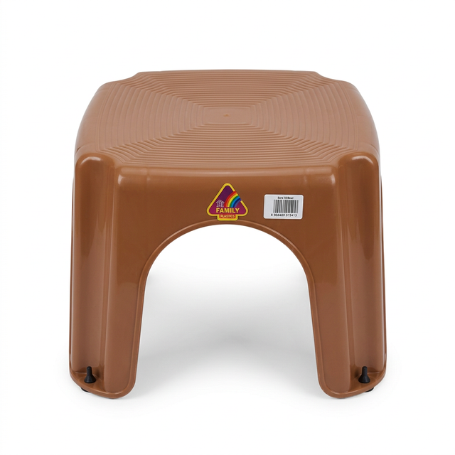  Family Plastic Stool Brown - 25×30cm