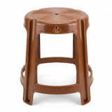 Family Plastic Stool Brown - 55×35cm