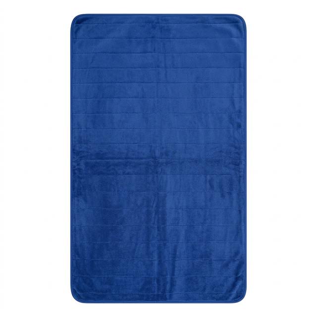 Fur Door Mat Blue – 80×140cm