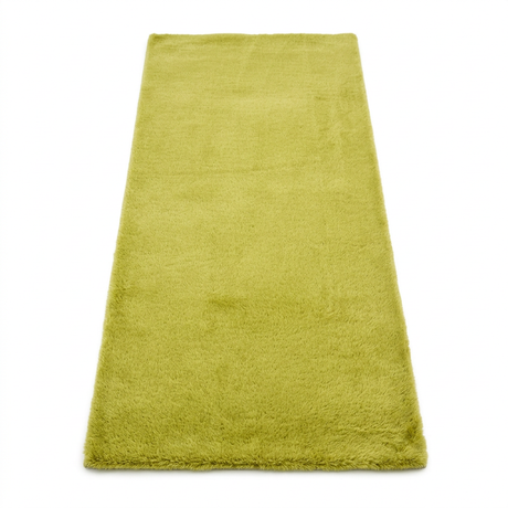Fur Door Mat Lime Green – 60×150cm