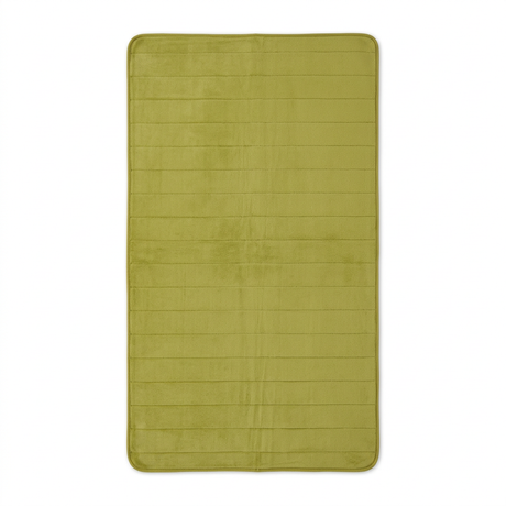 Fur Door Mat Olive Green - 80×140cm