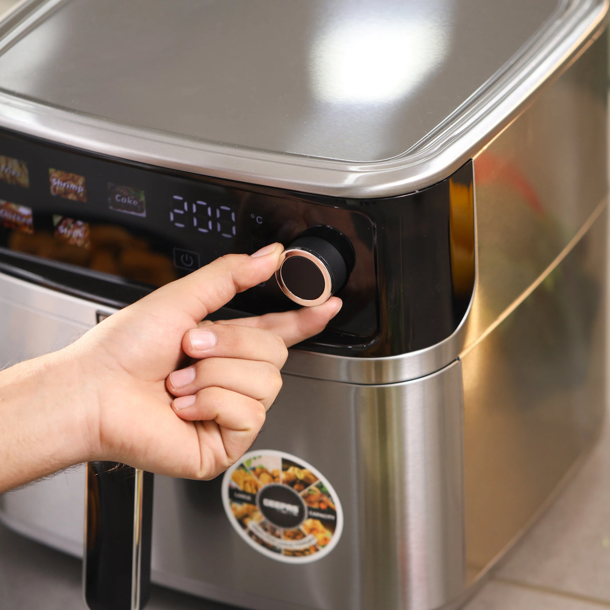 Geepas GAF37534T 8L Digital Air Fryer 2000W