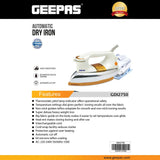 Geepas Automatic Heavy Weight Dry Iron GDI2750