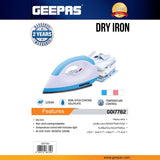Geepas Dry Iron GDI7782 Blue