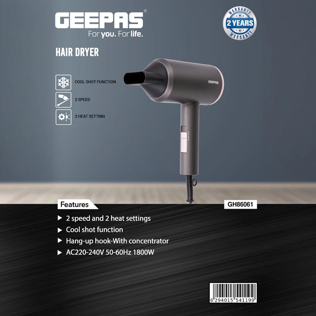 Geepas Hair Dryer GH86061