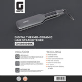 Geepas Digital Thermo-Ceramic Hair Straightener GHS86005