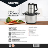 Geepas 3L Multi Chopper GMC42025