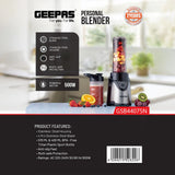 Geepas Personal Blender- GSB44075N