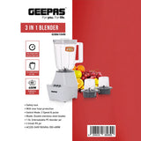 Geepas 3-in-1 Blender- GSB6104N