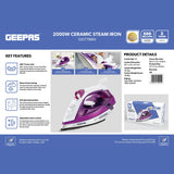 Geepas Ceramic Steam Iron GSI7786
