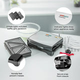 Geepas 3-in-1 Sandwich Maker GSM5425