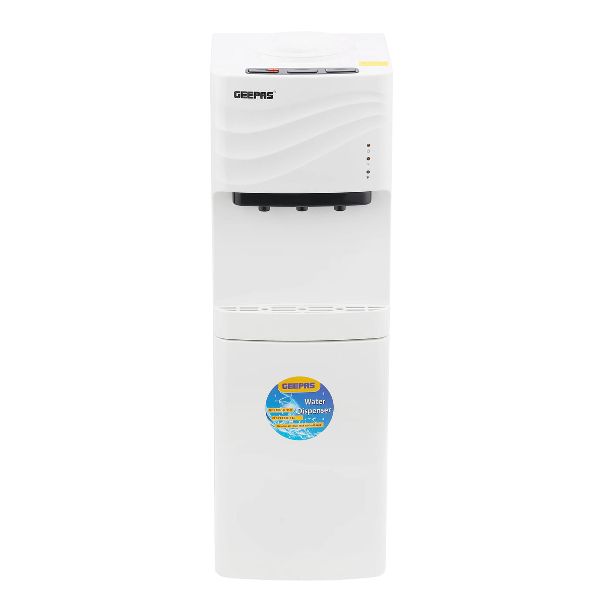 Geepas GWD8355NV Water Dispenser with Refrigerator