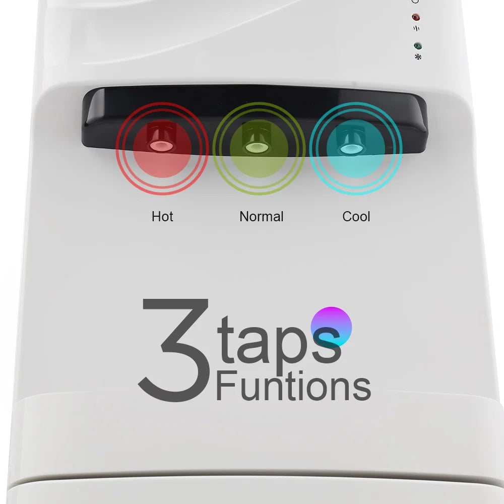 Geepas GWD8355NV Water Dispenser with Refrigerator