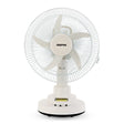 Geepas Rechargeable 12-Inch Oscillating Fan GF21118