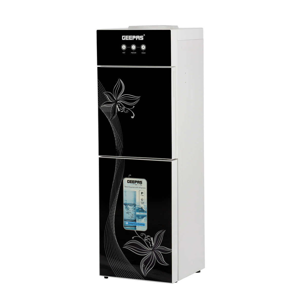 Geepas Water Dispenser with Refrigerator GWD17023