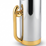 Mahra Stainless Steel Vacuum Flask – 0.8 Ltr – Silver & Gold