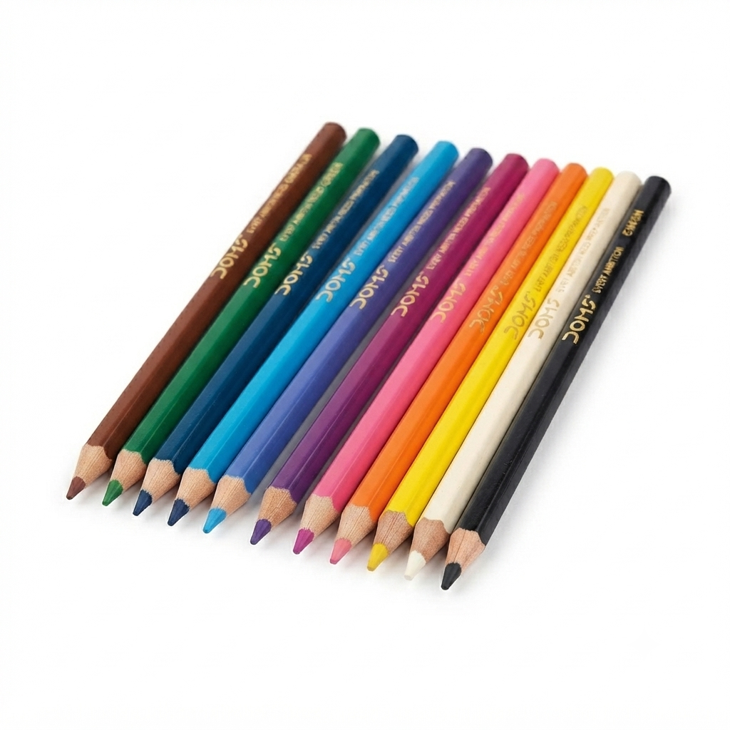 DOMS Art & Colour Set – Colour Pencils, Extra Long Wax Crayons & Aqua Water Colour Pens (3-in-1 Bundle)
