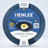 Henlee Non-Stick Concave Tawa 30 cm – 4 mm Thickness