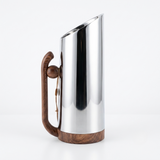 Mahra Stainless Steel Vacuum Flask – 0.8 Ltr – Silver/Dark Wood