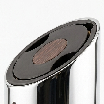 Mahra Stainless Steel Vacuum Flask – 0.8 Ltr – Silver/Dark Wood