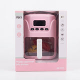 Happy Gourmet Toy Air Fryer – Pink, 10 Inch, Ages 3+