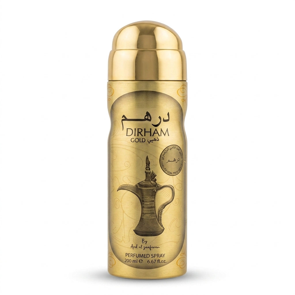 Ard Al Zaafaran Dirham Gold Perfumed Body Spray 200ml