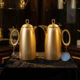 Pilsco Vacuum Flask Set, 2 × 1 Litre, Gold