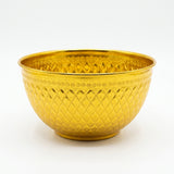 Diamonds Aluminium Mixing Bowl 20cm – Gold Embossed Design