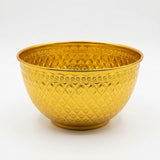 Diamonds Aluminium Mixing Bowl 18 cm – Gold Embossed Design