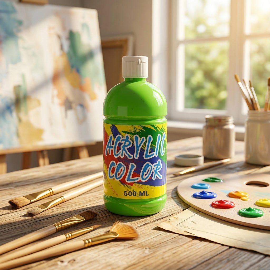 Basic Acrylic Color Paint 500ml – Light Green