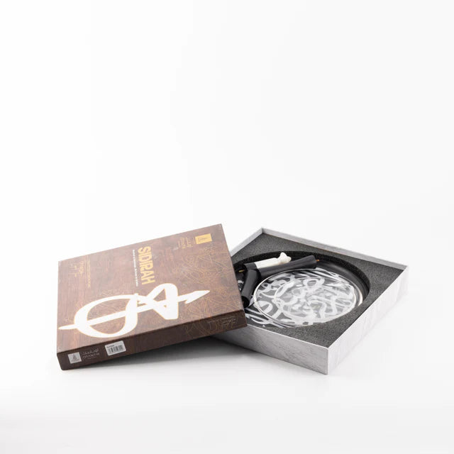 Otantik Sidrah - 3 Tier Cake Stand - Midnight Silver 32cm