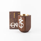 Otantik Sidrah - Incense Burner - Walnut Gold - 14*8.5 cm