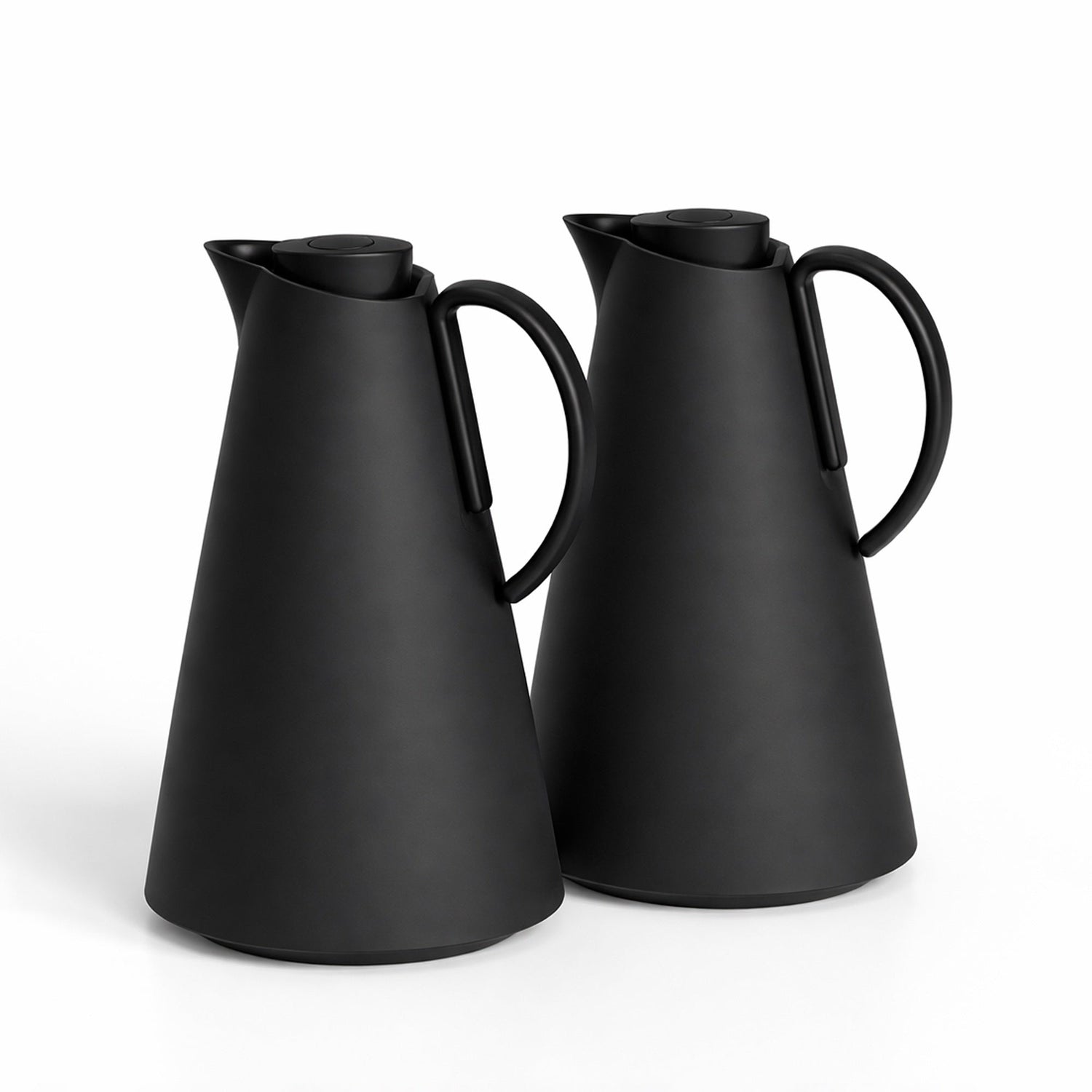 HS-2504 Vacuum Flask 2-Piece Set (1.0 L + 1.0 L) – Black