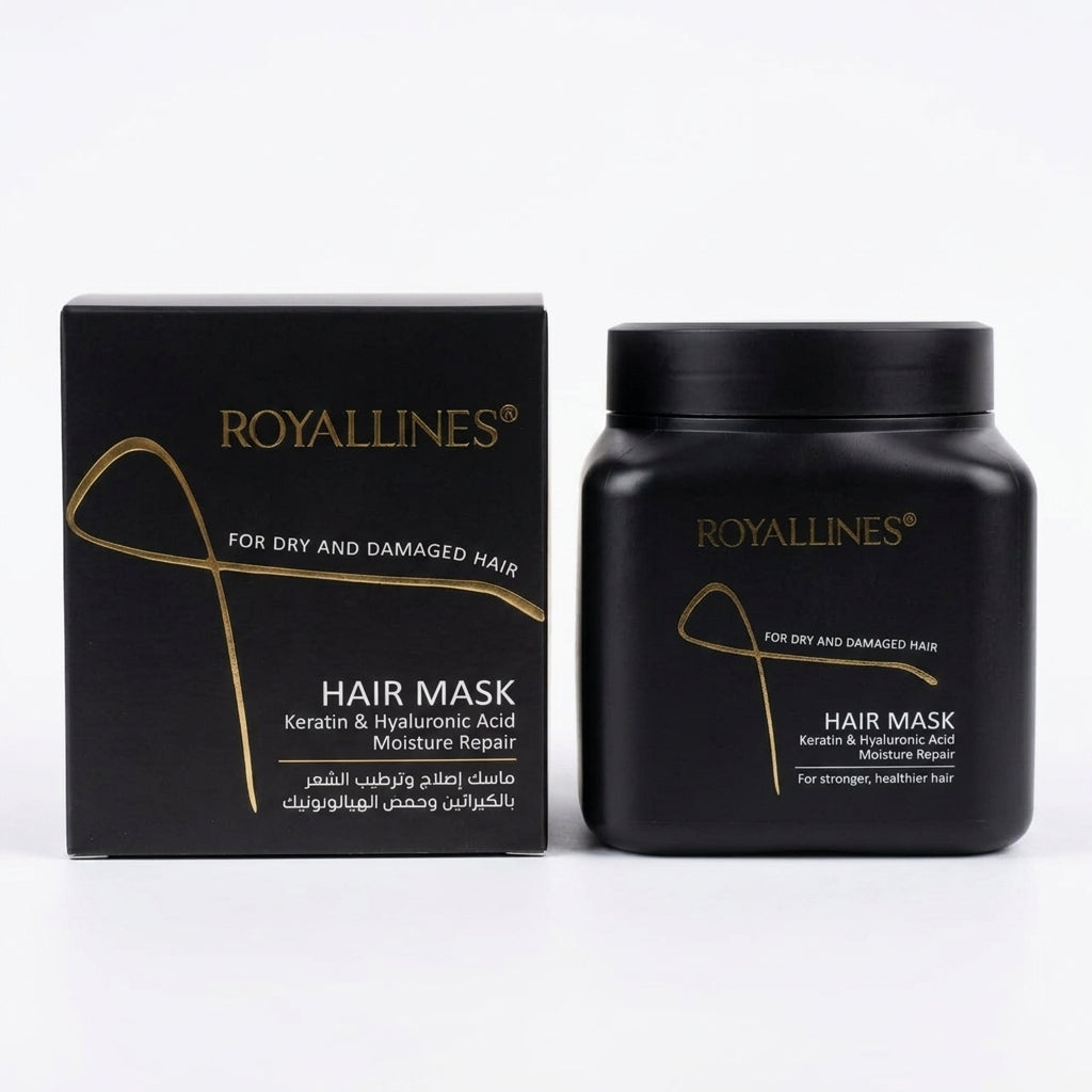 Royallines Keratin & Hyaluronic Acid Moisture Repair Hair Mask – 800ml