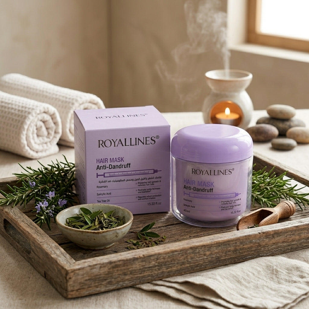 Royallines Rosemary & Salicylic Acid Anti-Dandruff Hair Mask – 450ml