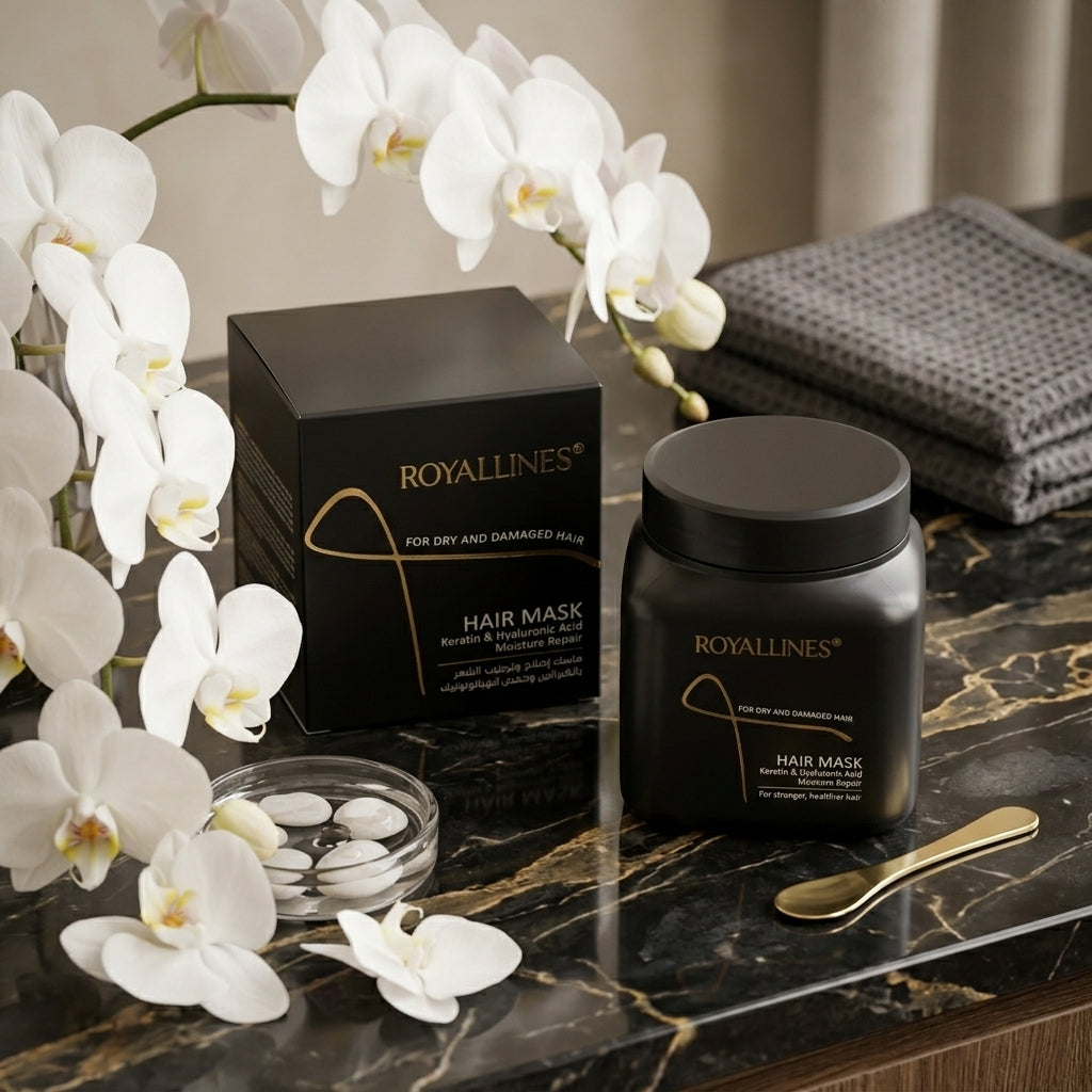 Royallines Keratin & Hyaluronic Acid Moisture Repair Hair Mask – 800ml