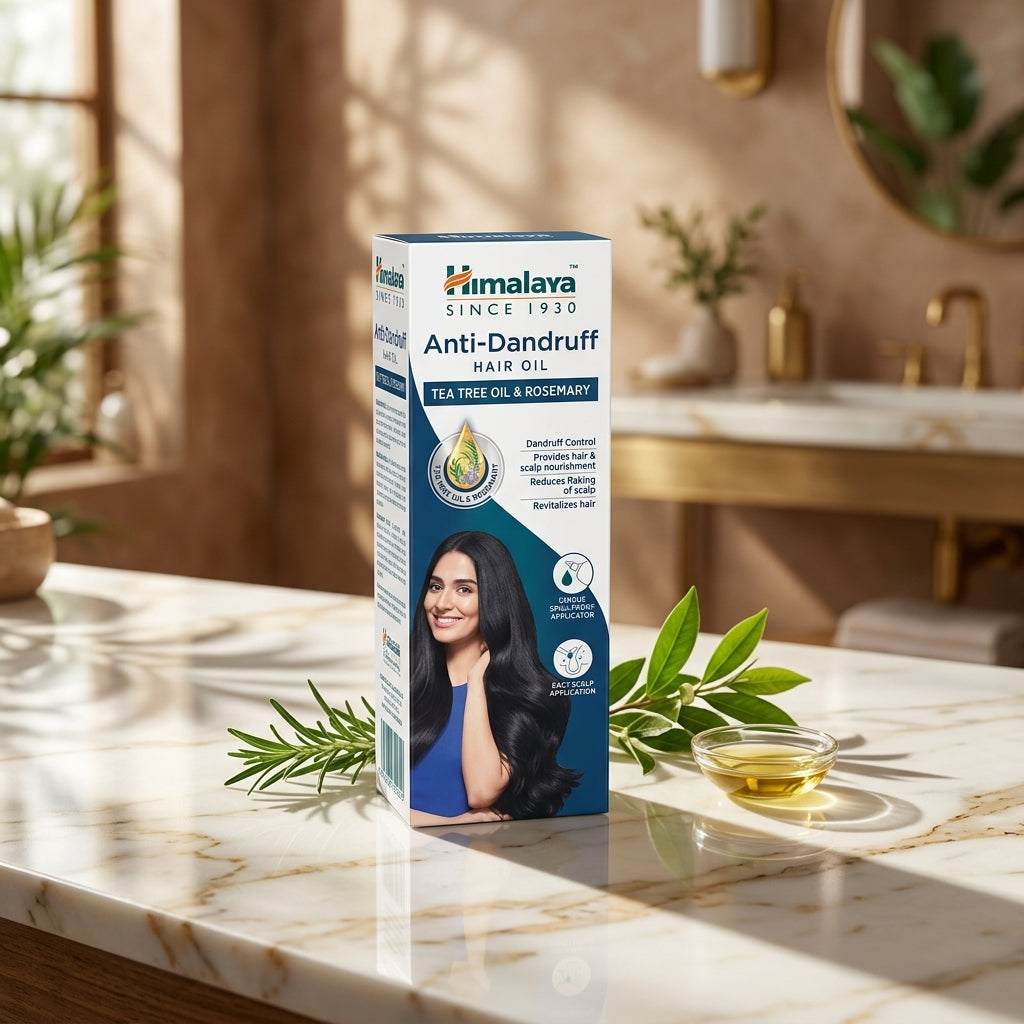 Himalaya Anti-Dandruff Hair Oil with Tea Tree Oil & Rosemary – 200 ml