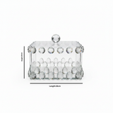 Glass Candy Pot with Lid - 16×10cm