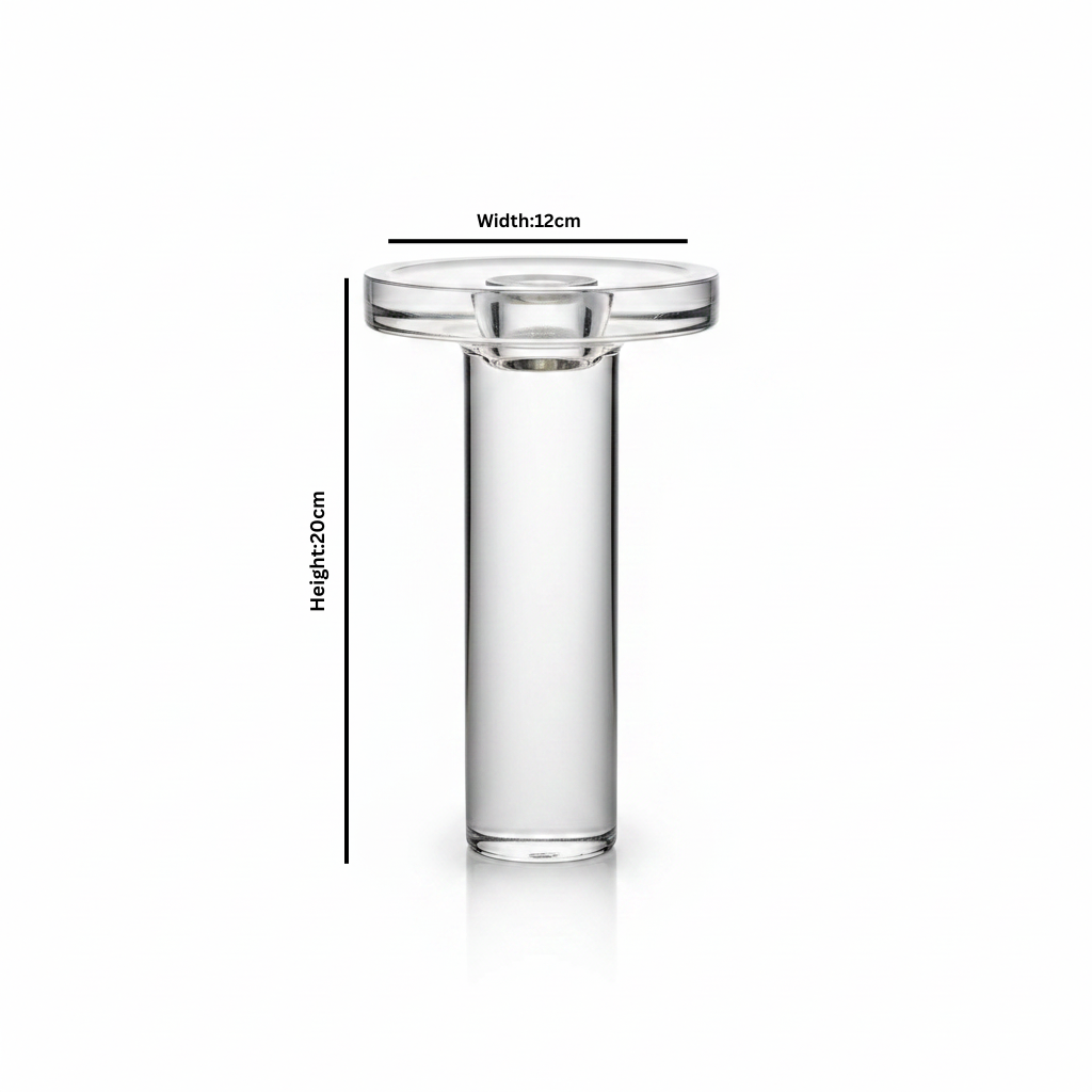 Crystal Candle Holder - 20×12cm