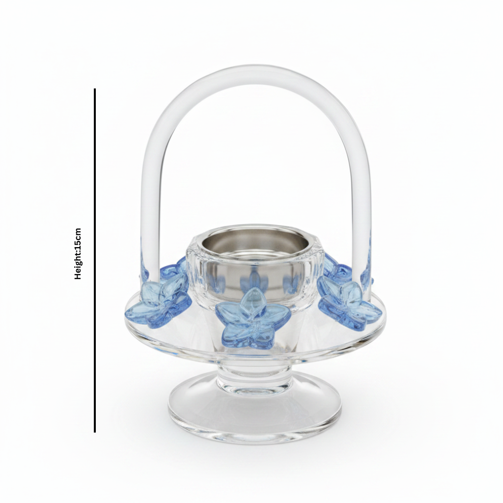 Glass Incense Burner - 15cm