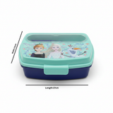 Stor Disney Teal & Navy Blue Frozen Plastic Lunch Box -  17×13 cm