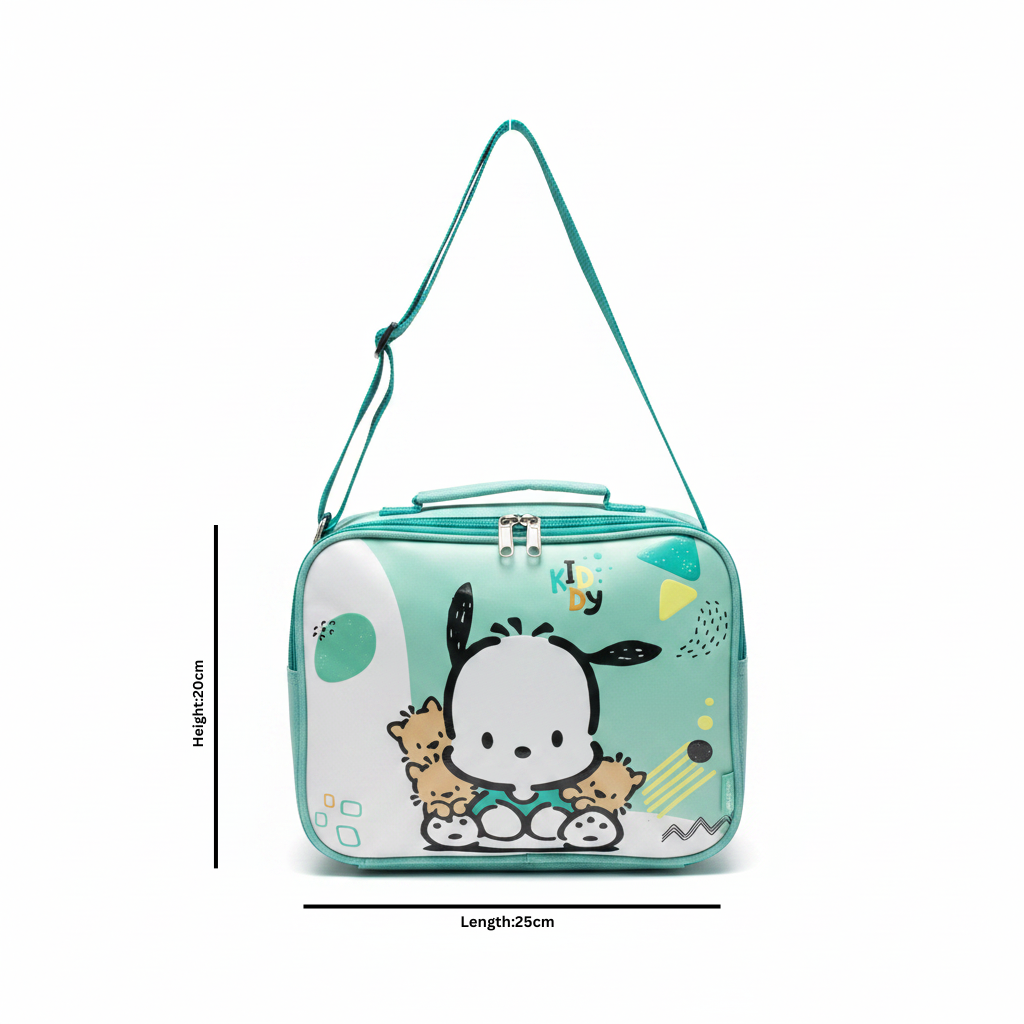SBC Teal Polyester Lunch Box Bag – 20×25 cm