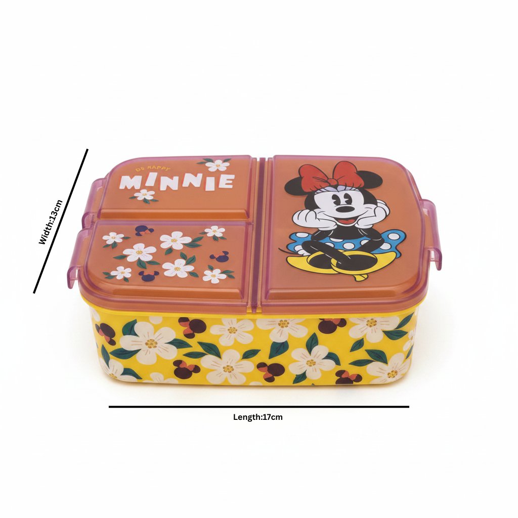 Stor Disney Minnie Mouse Kids Plastic Lunch Box - 17×13cm